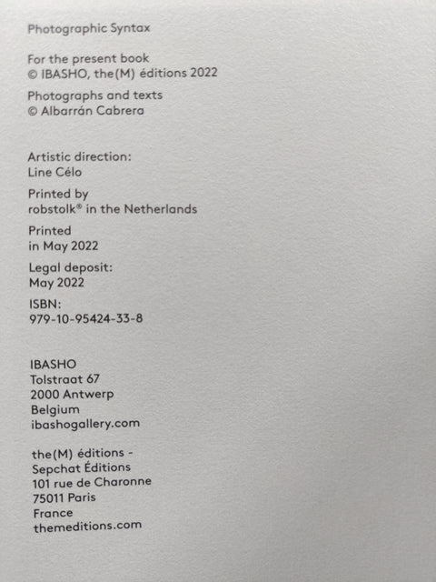 Photographic Syntax