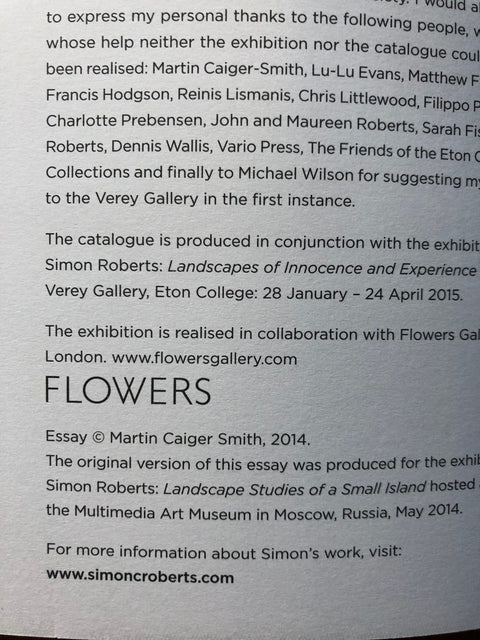 Landscapes of Innocence and Experience