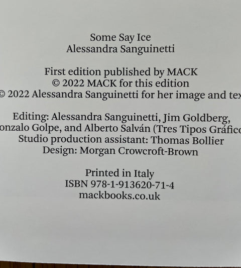 Some Say Ice (1st Edition)