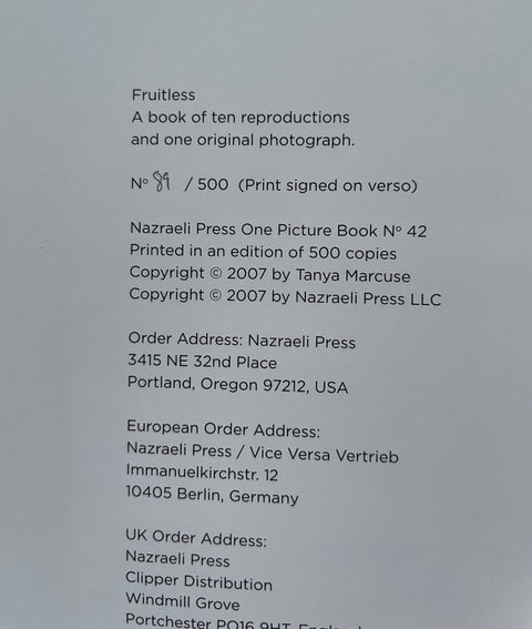 Fruitless (One Picture Book)