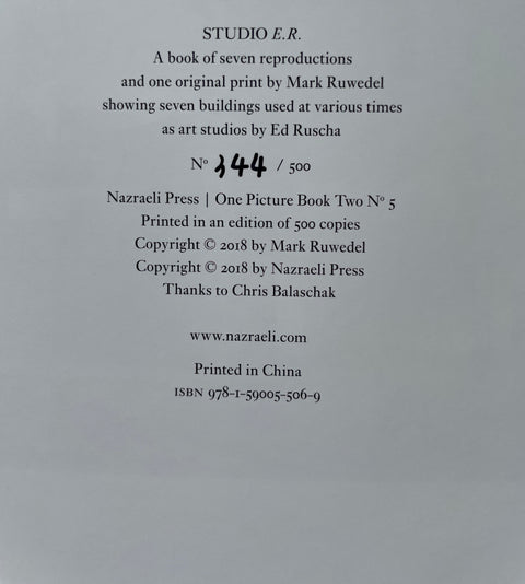 Studio E.R. (One Picture Book)