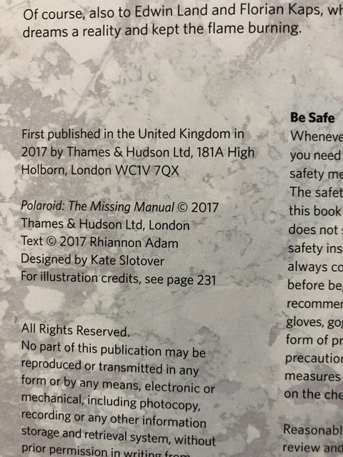 Polaroid The Missing Manual
