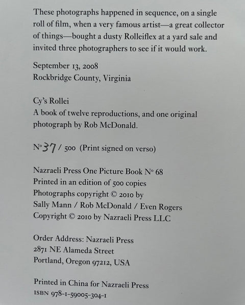 Cy's Rollei (One Picture Book)