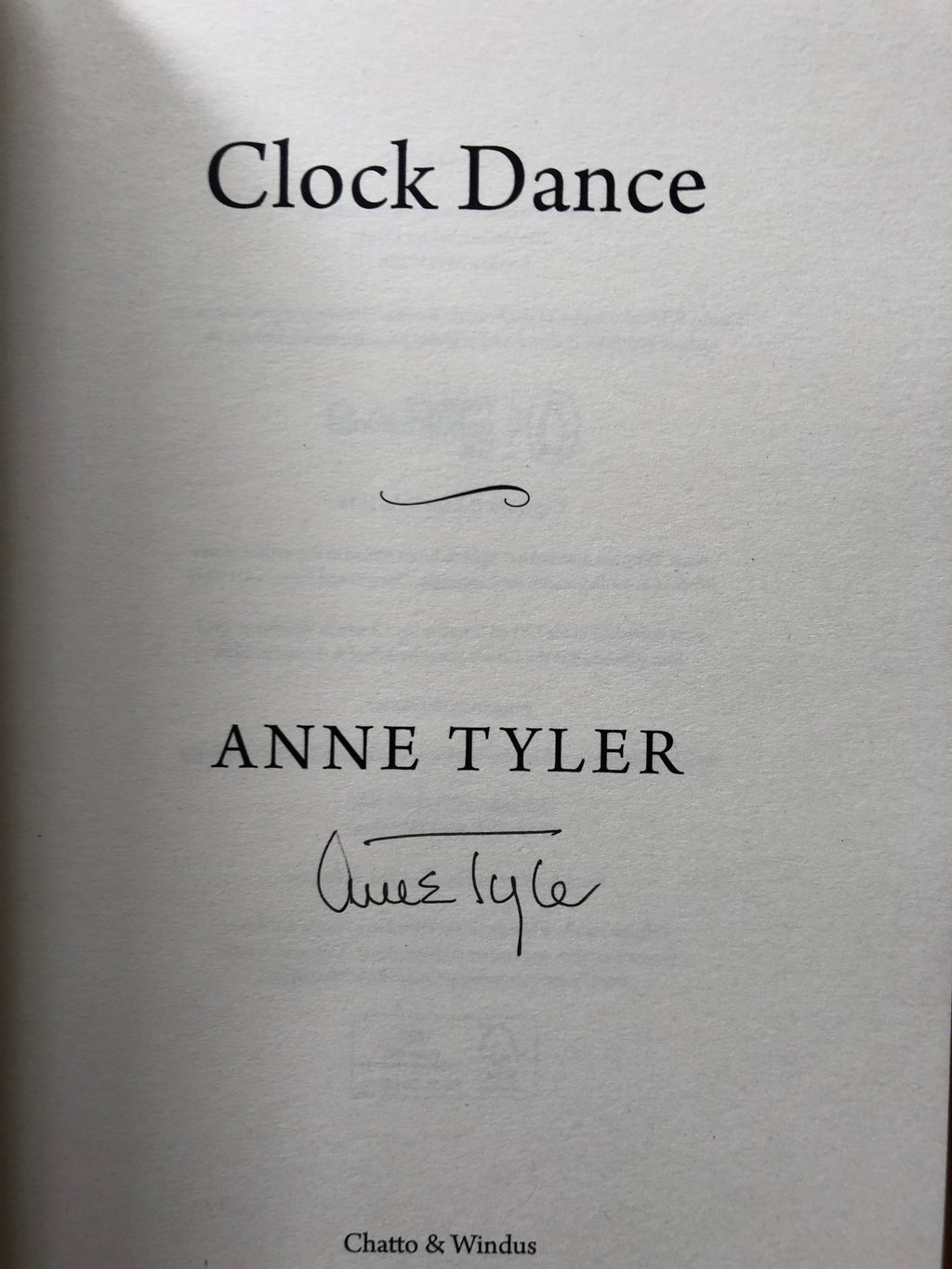 Buy Clock Dance by Anne Tyler Online Setanta Books