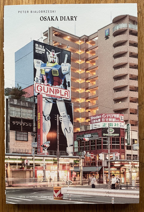 This is the cover of Osaka Diary by Peter Bialobrzeski with a citycscape photo on the front