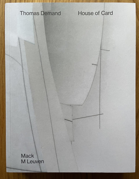 The photography book cover of House of Card by Thomas Demand. Paperback in white.