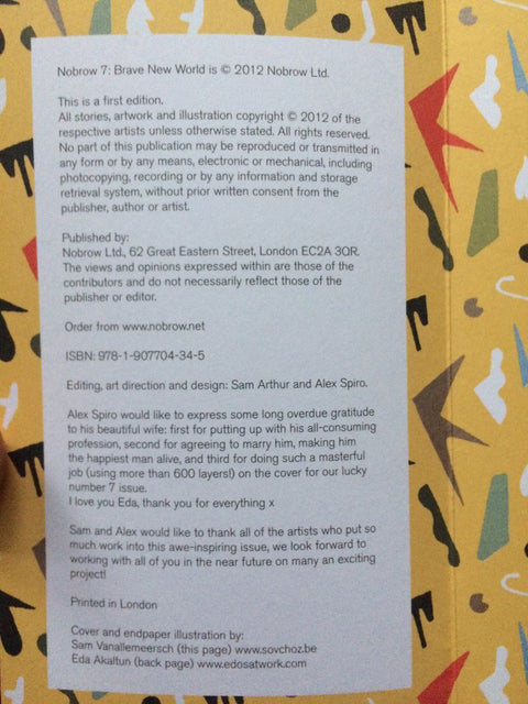 Nobrow 7: Brave New World