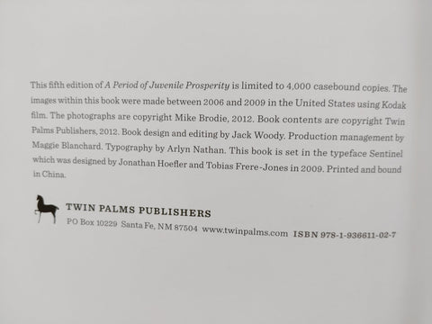 A Period of Juvenile Prosperity