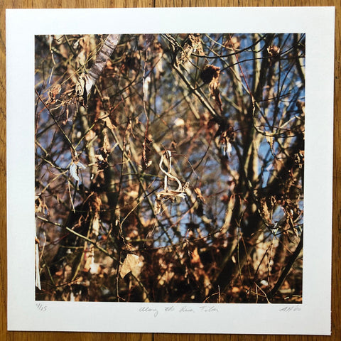 The photography book cover of Pictures for Rome with "Along the River Tiber" Print by Anthony Hernandez. Hardback book. Signed.