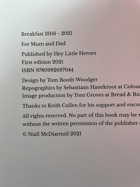 Breakfast (Special Edition 2) - Setanta Books