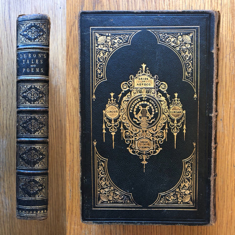 Byron's Tales and Poems - leather binding