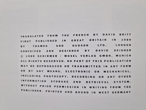 David Seidner - Setanta Books