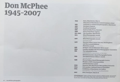 Don McPhee: Photographer - Setanta Books
