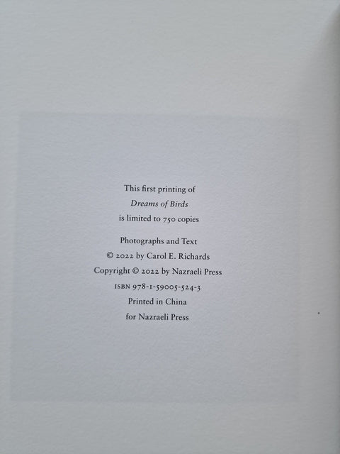 Dreams of Birds - Setanta Books