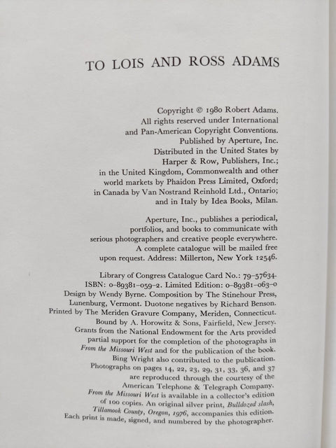 From the Missouri West - Setanta Books