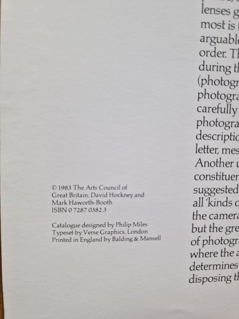 Hockney's Photographs - Setanta Books