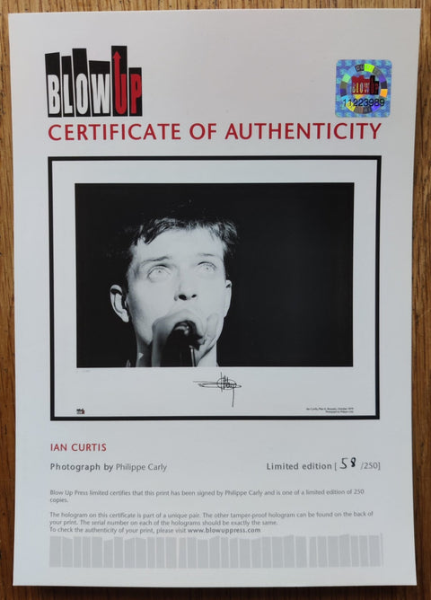 Ian Curtis - Setanta Books