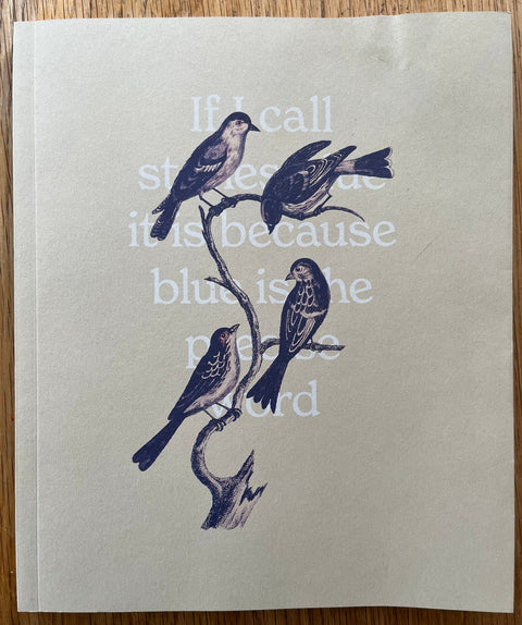 If I call Stones Blue, It Is Because Blue Is the Precise Word - Setanta Books