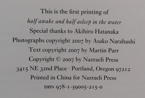 Half Awake and Half Asleep in the Water