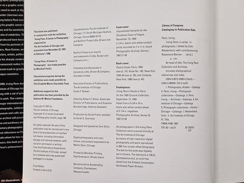 Irving Penn: A Career in Photography - Setanta Books