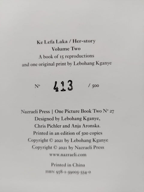 Ke Lefa Laka / Her-story Volume Two (One Picture Book) - Setanta Books