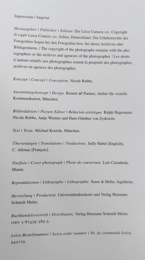 Leica-Gallery Volume 2 - Setanta Books
