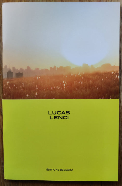 The photography book cover of Alpha Cities (L’IMPERIALE Collection 08) by Lucas Lenci. In softcover light green / yellow.