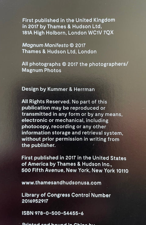 Magnum Manifesto - Setanta Books