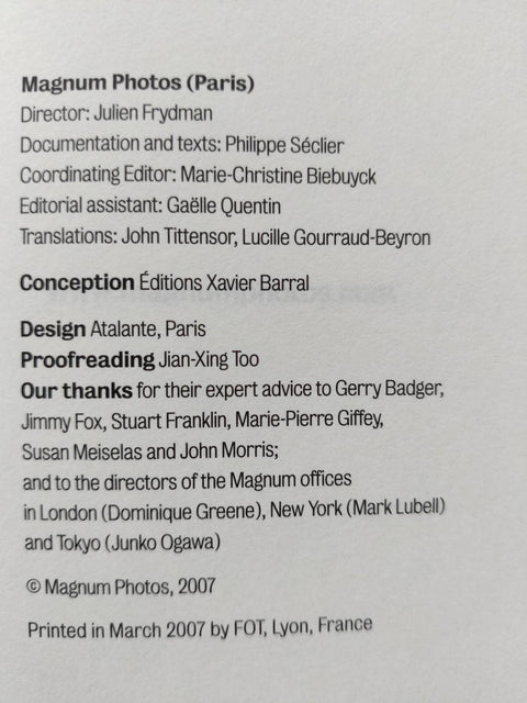 Magnum Photos, 60 Years - Setanta Books