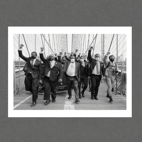 March on Manhattan, Brooklyn Bridge, June 4th 2020