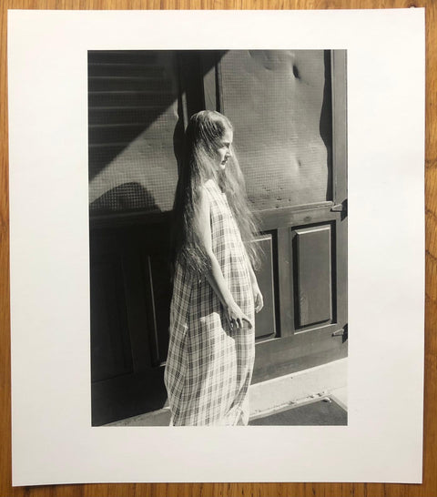 The photography book cover of Summer Camp by Mark Steinmetz. Hardback book in dark green. Signed.