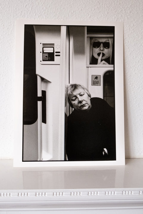 The vintage photography print of Bank Underground station, London 2000 (Vintage Print) by Matt Stuart. Signed on verso.