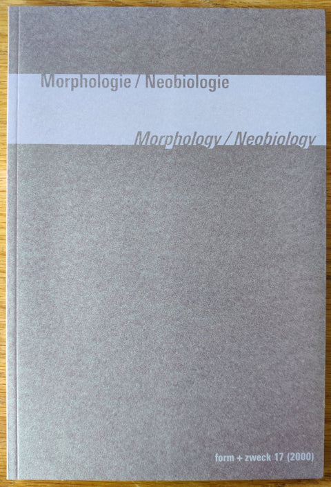 Morphologie/ Neobiologie - Morphology / Neobiology - Setanta Books