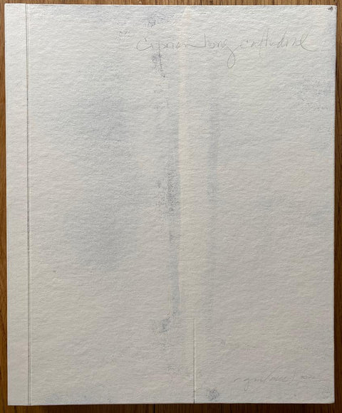The photography book cover of Ciprian honey cathedral/Errata. Hardback. Signed.