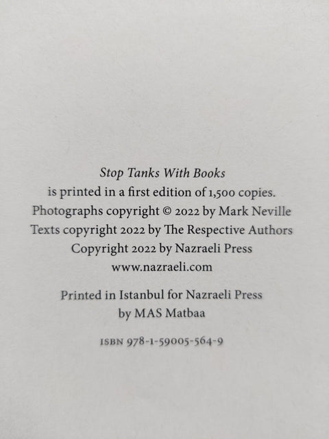 Stop Tanks With Books - Setanta Books