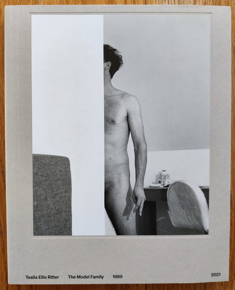 The photography book cover of The Model Family by Tealia Ellis Ritter. In softcover grey.