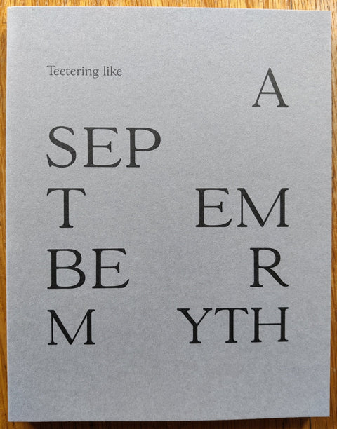 Teetering like a September myth - Setanta Books