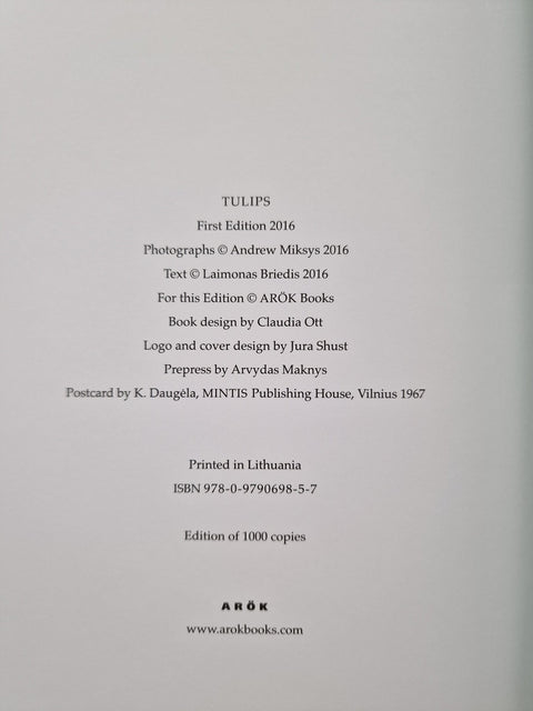 Tulips (Deluxe Edition) - Setanta Books