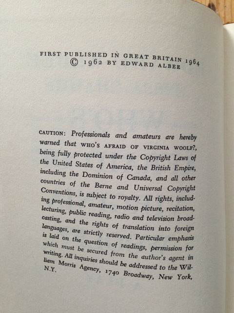 Who's Afraid of Virginia Woolf?