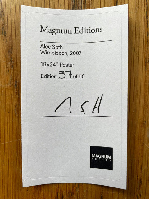 Wimbledon, 2007 (Magnum Editions Poster) - Setanta Books
