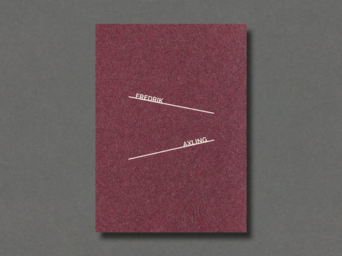 020 - Fredrik Axling - Setanta Books