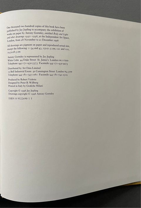 Body and Light and other drawings 1990-1996