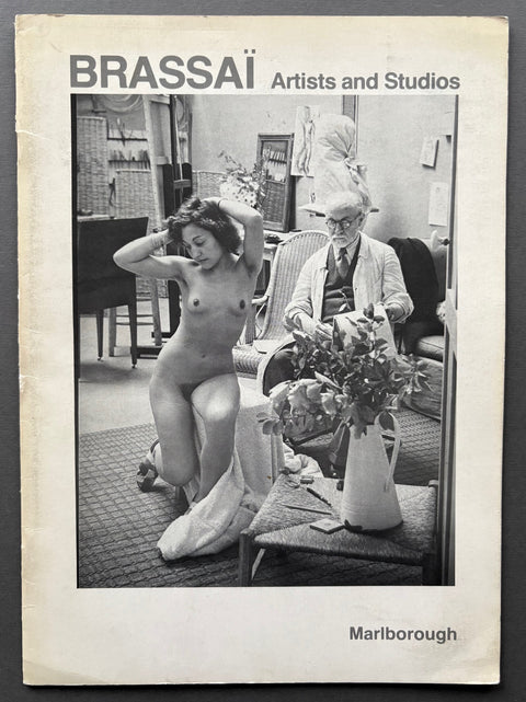 Book titled 'Artists and Studios' with a white cover featuring an image from the content of the book.