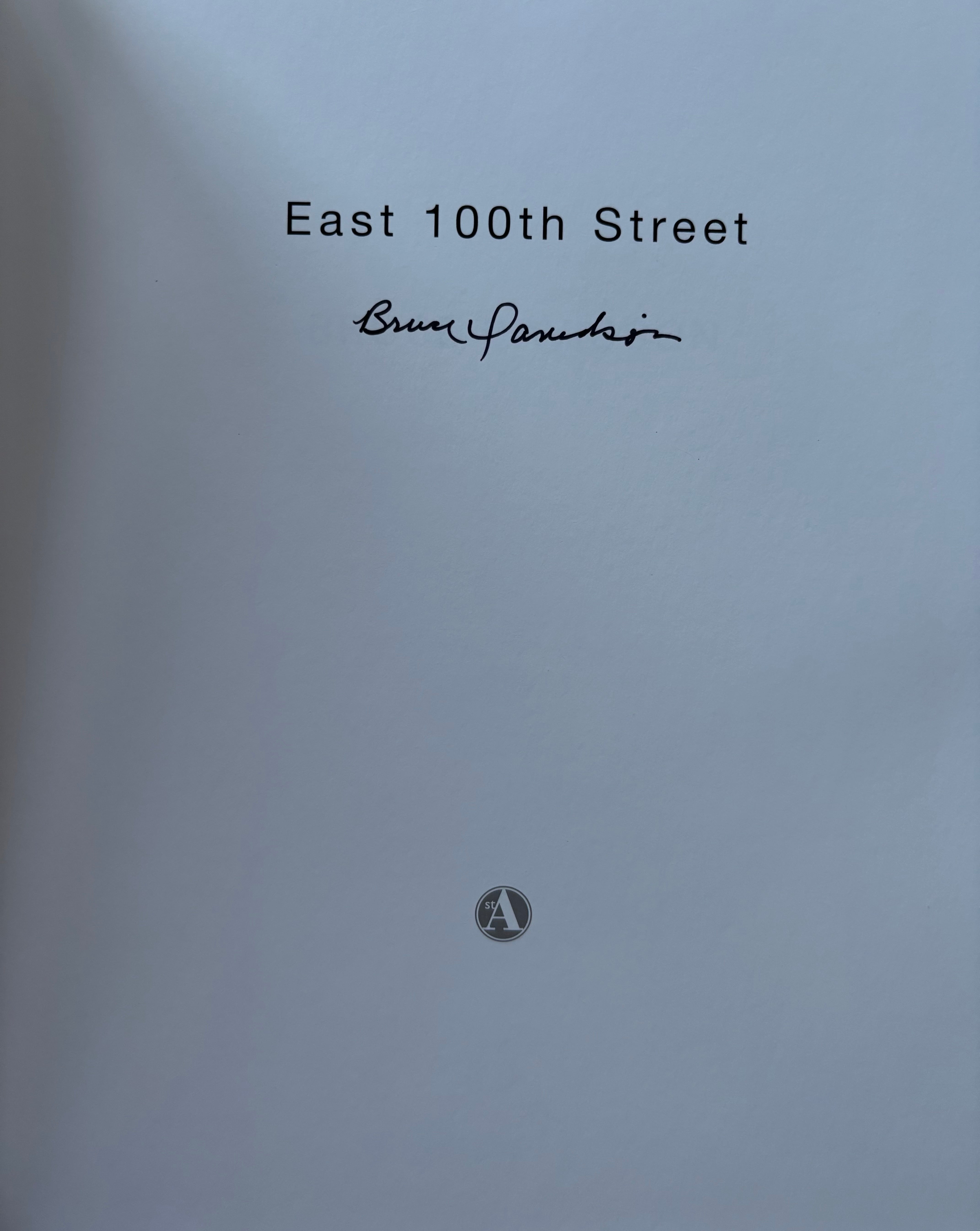 East 100th Street by Bruce Davidson | Photobooks | Setanta Books