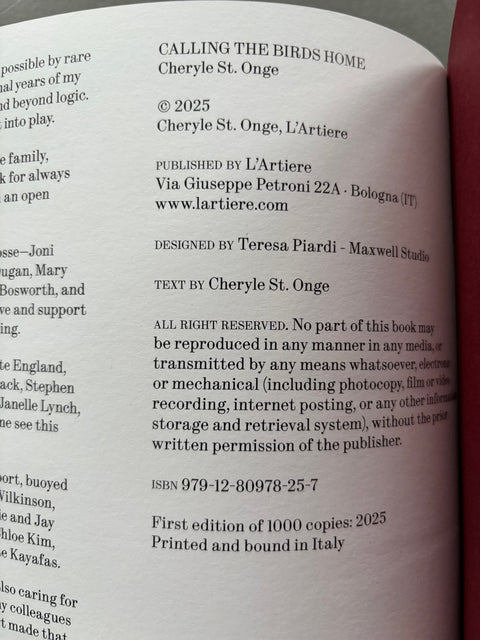 Calling the Birds Home