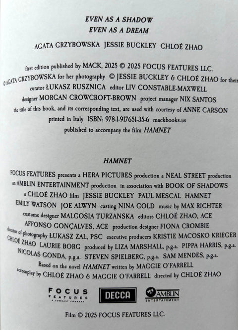 Even As A Shadow, Even As A Dream