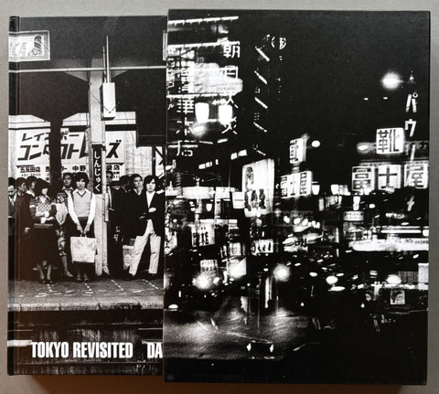 Book titled 'Tokyo Revisited' by Daido Moriyama with a black and white cover including images from the content of the book.