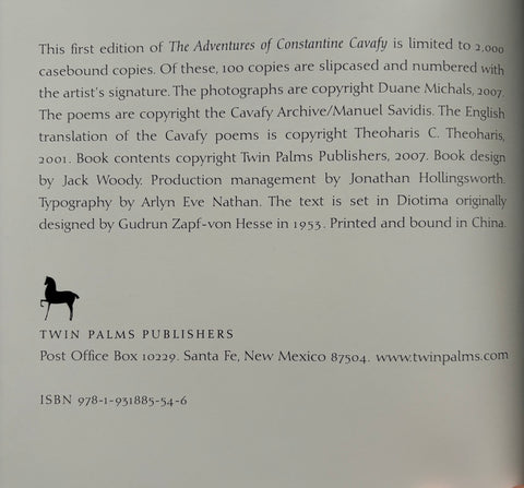 The Adventures of Constantine Cavafy
