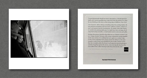 Girl In Bus and Figures In Street During Snowstorm