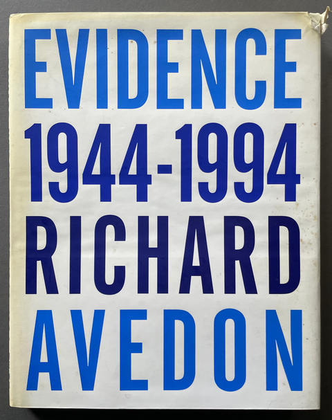 Front cover of Evidence (1944-1994) by Richard Avedon.